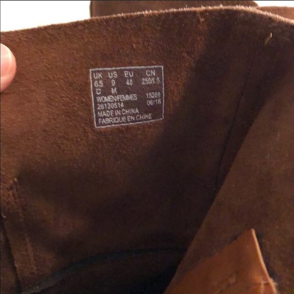 Clarks leather boots with heel - Picture 5 of 7